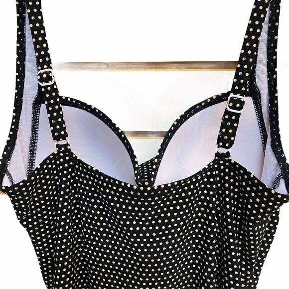 bond-eye Australia One Piece Polkadot Pin Up Swimsuit Size D/DD - Picture 4 of 7